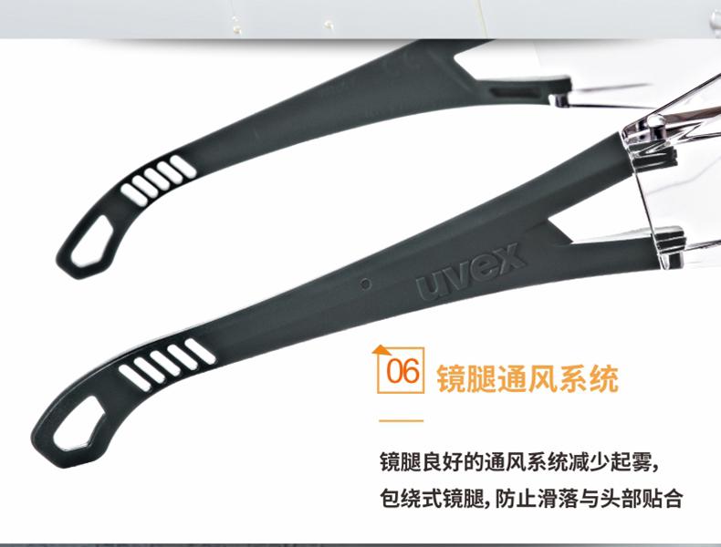 UVEX優(yōu)唯斯9065129防刮擦防霧防護眼鏡圖片11