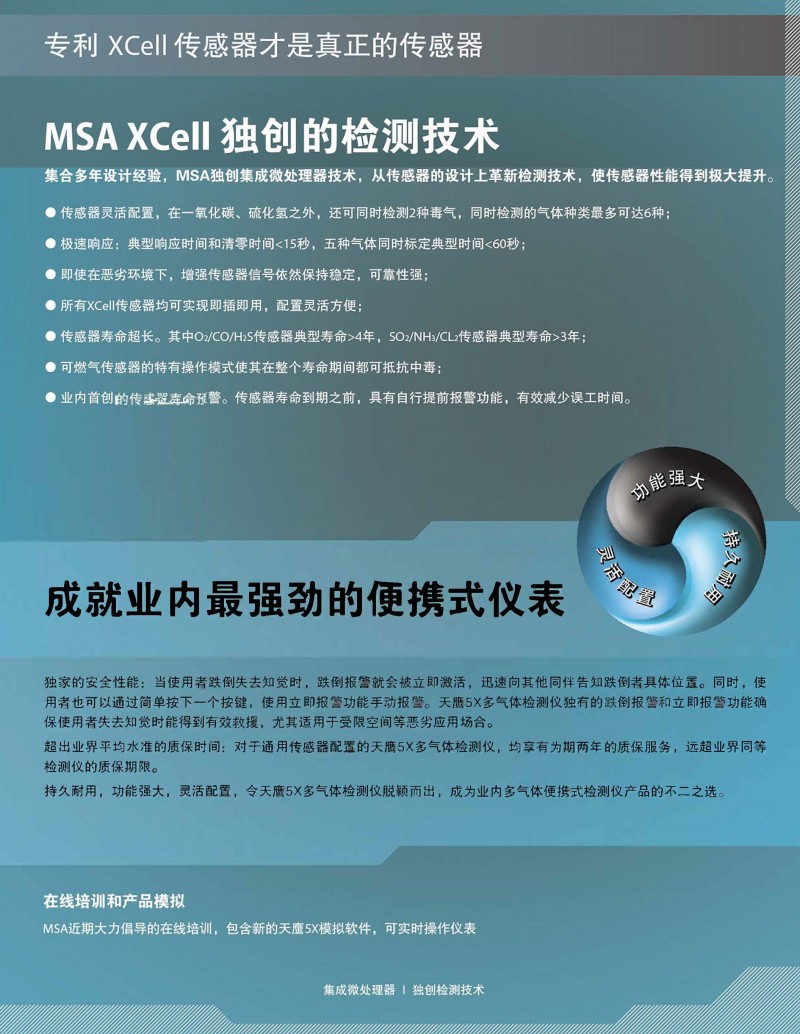 梅思安10128837天鷹5X多種氣體檢測儀圖5