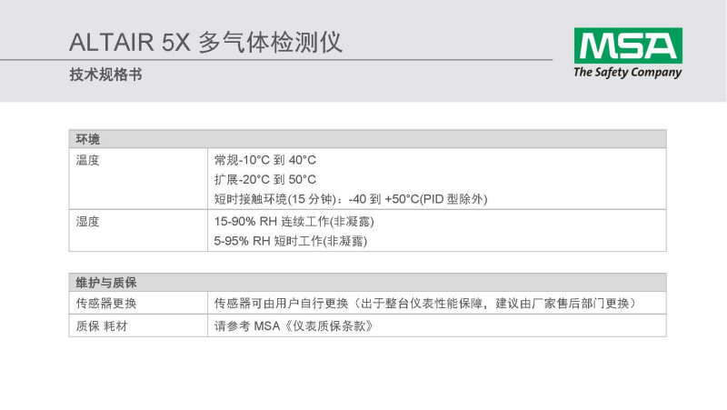 梅思安10128837天鷹5X多種氣體檢測儀圖18