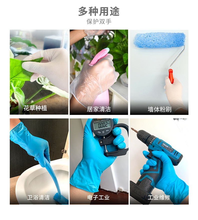 塞莫詩(shī)V901TP防水透明一次性PVC手套圖片6