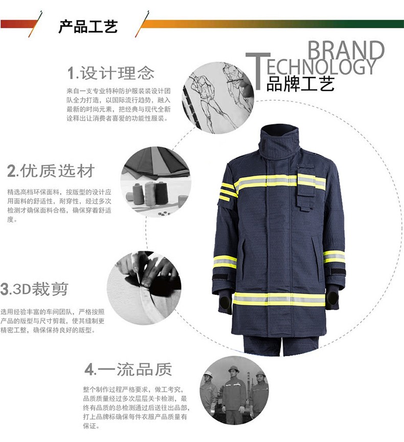 優(yōu)普泰國(guó)標(biāo)17式消防員滅火指揮服02